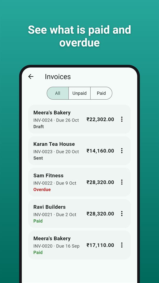 Biz Toolkit: See what is paid and overdue