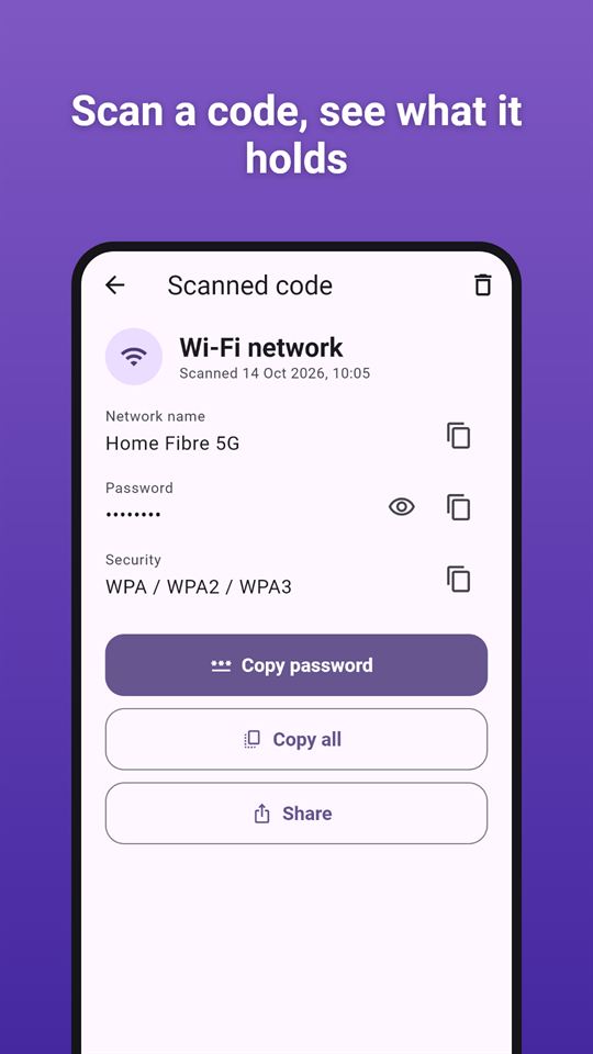 DocGlow: Scan a code, see what it holds