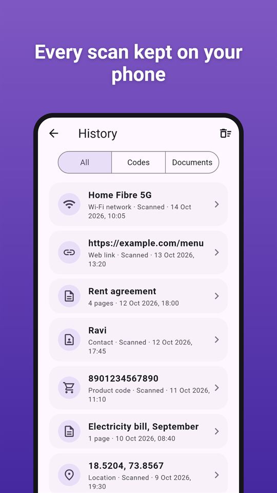 DocGlow: Every scan kept on your phone