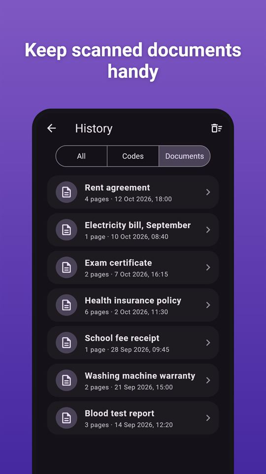 DocGlow: Keep scanned documents handy