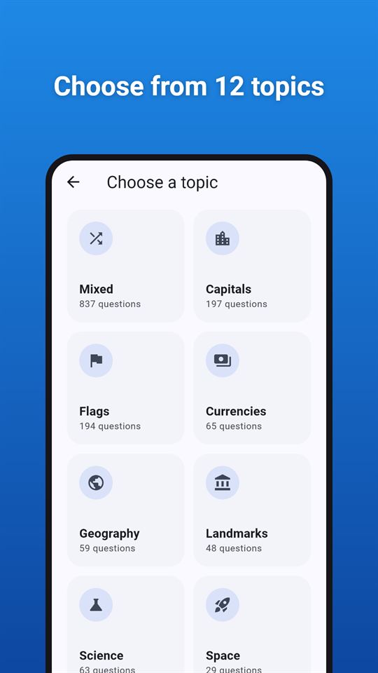 Globe Glow: Choose from 12 topics