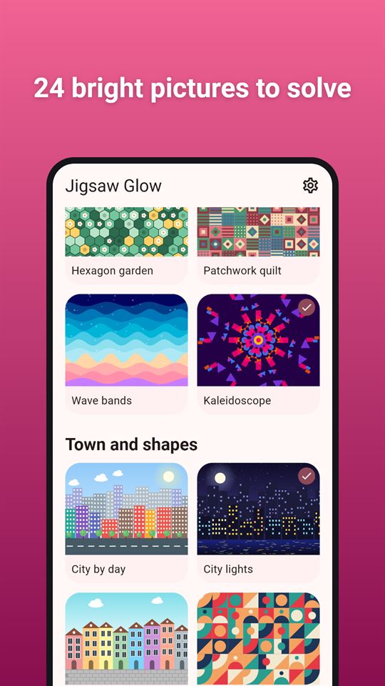 Jigsaw Glow: 24 bright pictures to solve