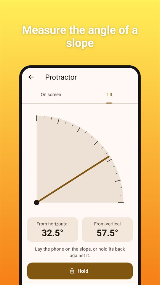 LevelPal: Measure the angle of a slope