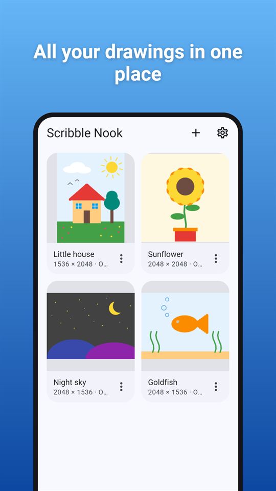 Scribble Nook: All your drawings in one place