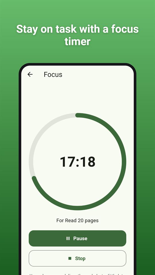 Steady Habits: Stay on task with a focus timer