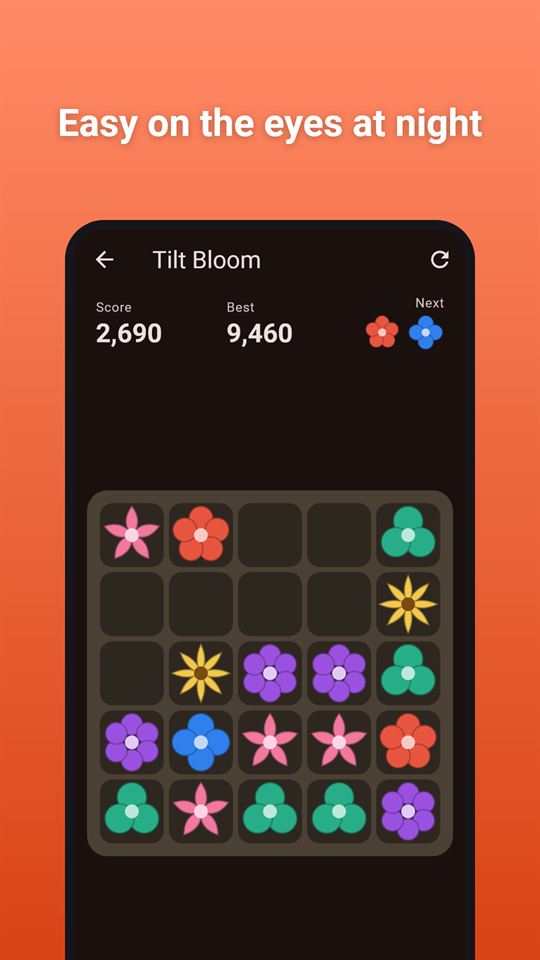 Tilt Bloom: Easy on the eyes at night
