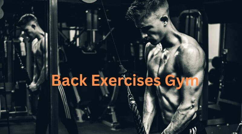 Back Exercises Gym